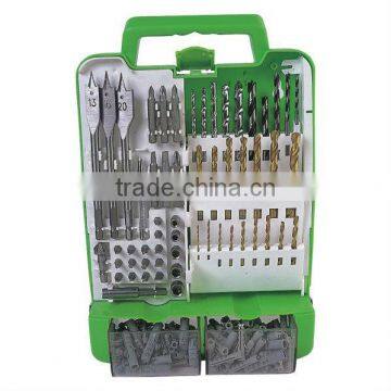 177pcs innovative combination drill bit set in plastic case