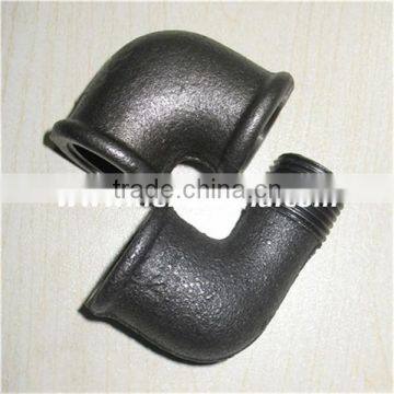 Black BS standard malleable cast iron pipe fittings with superior quality