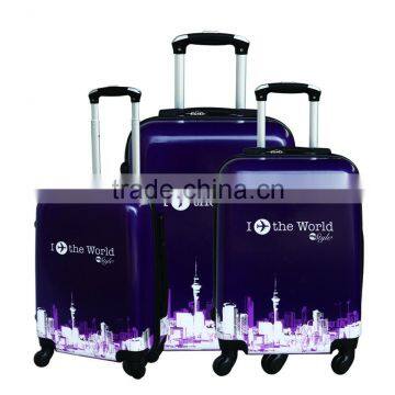 black pc luggage sets for traveling