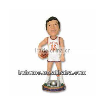 Polyresin bobble heads basketball figurines