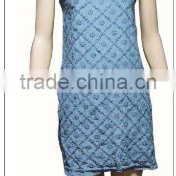 Silk embroidery Kurtis