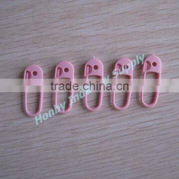 Pink Color 30mm No Coil Knitting Safety Pin Marker