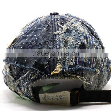 2017 100% Cotton Washed Distressed Baseball Hats photo-3
