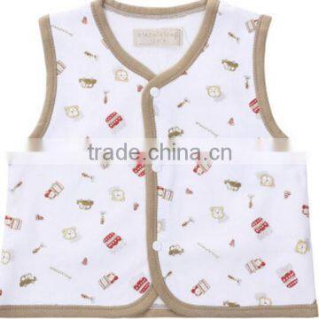 Latest Fashionable Summer Hot Sale Design Popular Printed Baby Vest photo-2