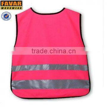 kids bright clolor hi-vislirty cute safety reflective vest