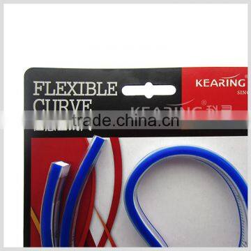 Kearing Brand 60cm Flexible Plastic Curve Ruler With Blister Card Package for Fashion Design#KF-60 photo-2