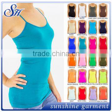 2016 Normal Style Seamless Women's Long Camisole photo-2