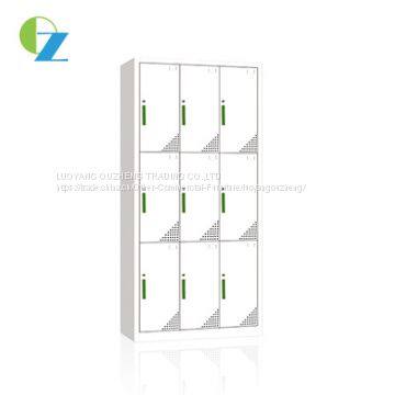 9 door knock down steel storage locker