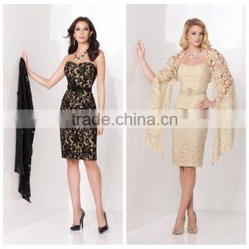 new designs sexy see-through lace evening dress patterns