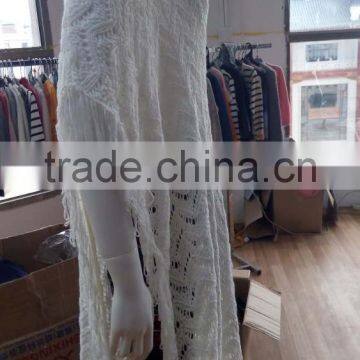 Wholesale Custom Fashion Apparel Woman Beautiful Wrap Front Cardigan Tassel Fringe Trim Designer Cardigan Sweater New Arrival photo-3