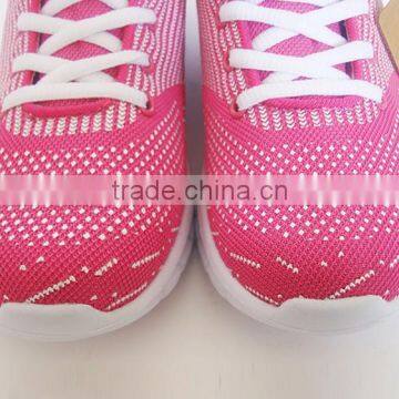 2017 Pink and White Offset Printing Upper Sport Women Shoes photo-3