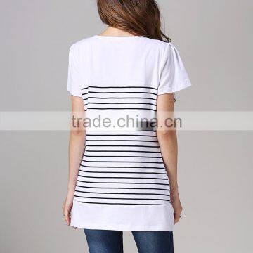 Wholesale Cotton Maternity Clothing Pregnant Mother Outdoor Tops photo-3