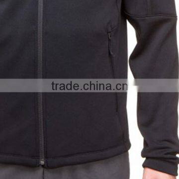 Men's Heavy Fleece Zipper up Cheap Plain Design Jacket photo-2