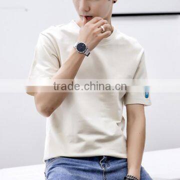 zm35652a men oversize plain white t-shirt wholesale cheap clothing