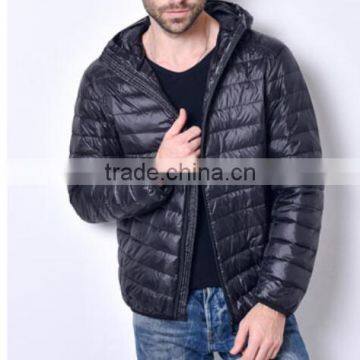 Custom Logo Print Insulated Light Foldable Down Jacket for Men photo-2