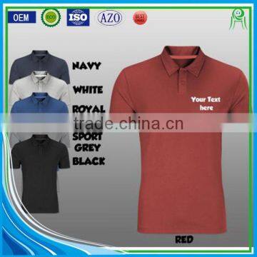 High quality blank color plain 100 polyester polo shirt screen printing wholesale