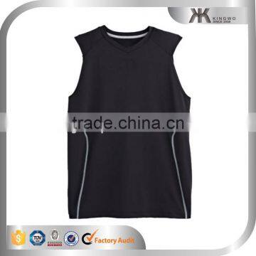 Sports Tank Top Fitness Dry Fit Elastic Mens Tank Top photo-3