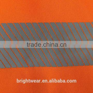 Mens Orange hi Vis Reflective Protective Jacket Warning Fleece Chinese Local Tape Safety Sweatshirt photo-6