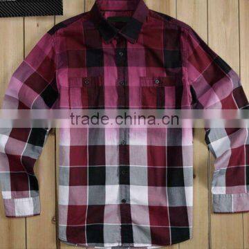 Gradient Printing Casual Shirts Fashion Man Shirt