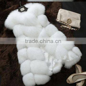 2017 fashion fake fur vest autumn and winter new skin imitation fox fur vest female fake mink fur vest