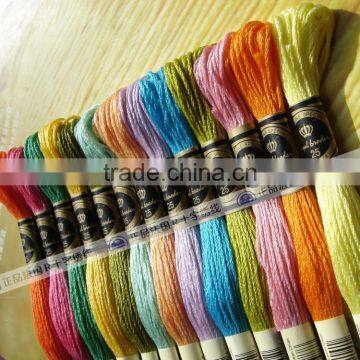 100% Similar DMC 447 cotton thread Embroidery Floss Cross Stitch