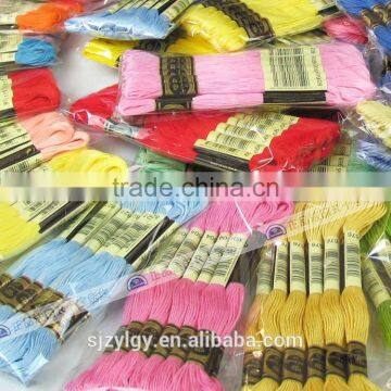 Top grade cotton yarn 447 colors cotton yarn sewing cotton threads