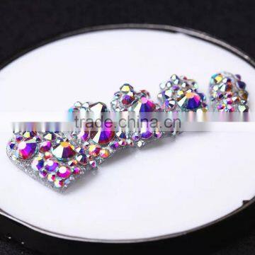 Ss16 Ss20 8 Big Cuts and 8 Small Cuts Crystal Rhinestone ab Flatback Rhinestone photo-5