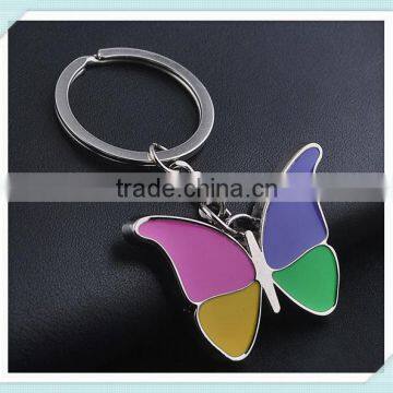 Butterfly Keychains Novelty Metal Keyrings Gift