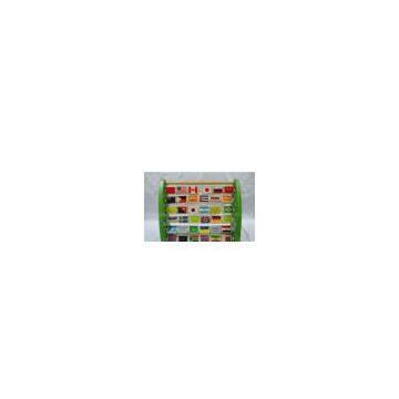 Nation Flag Literacy Basswood Early Childhood Educational Toys for Tactile / Dexterity