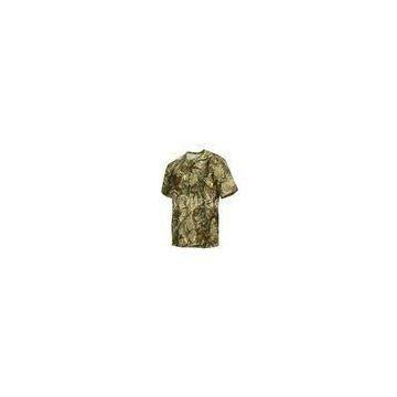 100% Polymicro Knit Grid Camo Hunting T-Shirt, Hunting Camo Clothing With Wicking Function