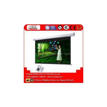 China best price Motorized projector screen/electric projection screen/3D screen