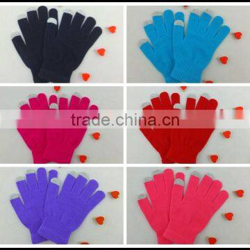 2016 Hot Selling Fashion Warm Wholesale Touch Gloves for All Smart Mobilephone and Tablet PC 1