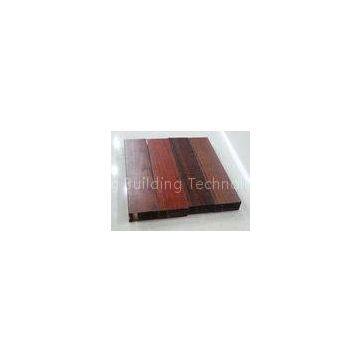 Decorative Wooden Strip Tile Linear Metal Ceiling Fireproof , Square Tube Strip Ceiling