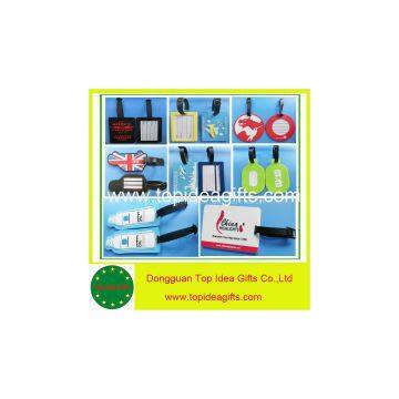 Eco-friendly Promitonal Soft Pvc Luggage Tag,personalized Silicone Rubber Luggage Tag,3d Custom Nice Pvc Travel Luggage Tag