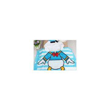 Comfortable Donald Duck Mickey Mouse Hooded Poncho Towels For Boys / Girls