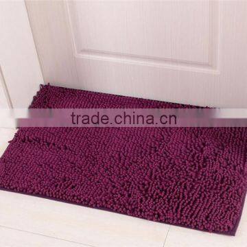 china chenille microfiber bath anti slip mat