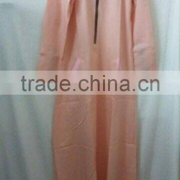 Black Women Casual Sunshine Hemp Muslim Dress/ Muslim Islamic Fashionable Abaya Kaftan Dresses/fancy dl Islamic Muslim Dress photo-4