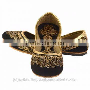 2015 Indian Handmade Leather Women Mojari Jooti