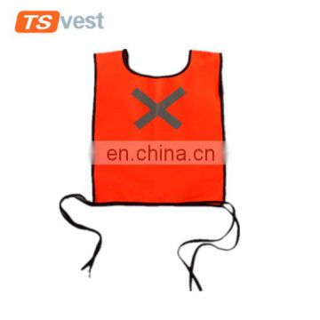 Custom light orange children vest in summer