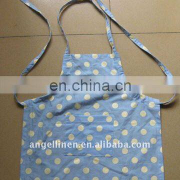 children apron with dot printing