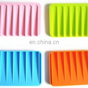 eco-friendly silicone soap box, soap dish