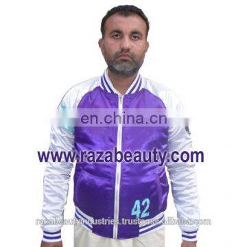 Custom Satin Bomber Jackets / Custom Satin Baseball Jackets