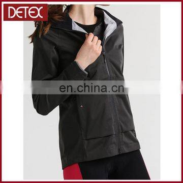 Women Softshell Fabric Soccer Cycling Jacket