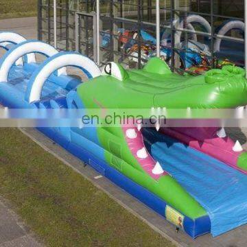 VENTRIGLISSE GONFLABLE CROCODILE JEUX GONFLABLES