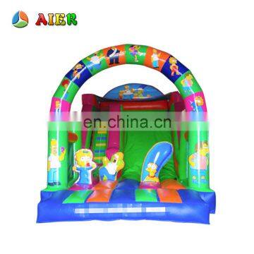 inflatable slide combo, inflatable cartoon slide, slide castle inflatable