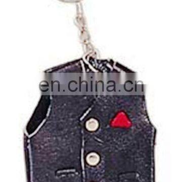 HMB-748D LEATHER FOLDER KEYS HOLDER KEYCHAINS BIKER STYLE VEST