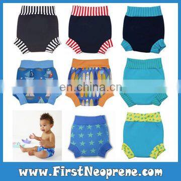 Hot Selling Child Neoprene Swimsuit Happy Baby Nappy