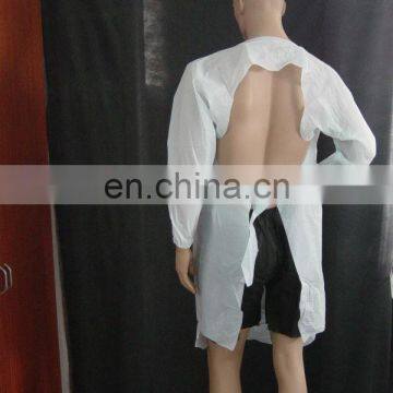 Waterproof Plastic CPE Gown/Disposable Nursing Hospital Gown