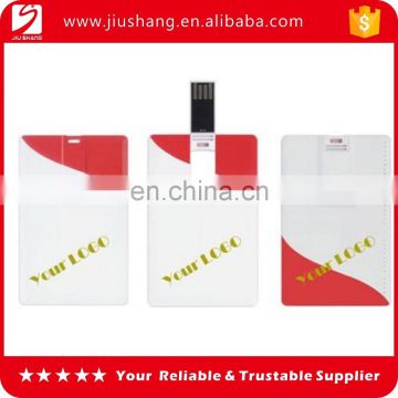 High quality plastic flat flash card usb with personalized logo