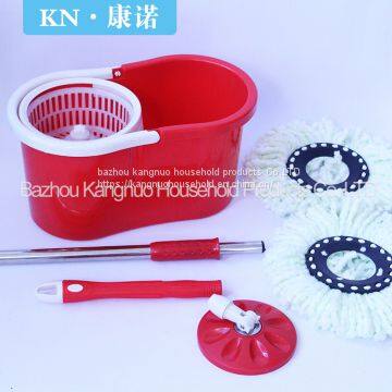 Environment-friendly Carbon Fiber Magic Cleaning Mop With Stainless Steel Bucket photo-2